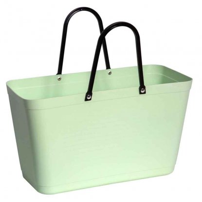 Hinza-veske, stor, lysegrønn – Green Plastic
