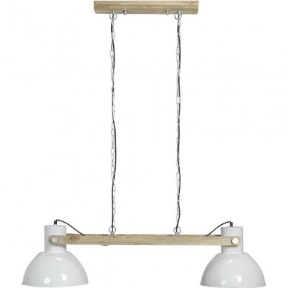 Taklampe Ashby med to armer, hvit – Pr Home
