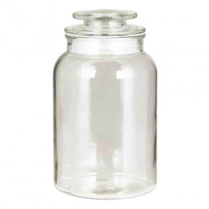 Glasskrukke med glasslokk, 1500 ml