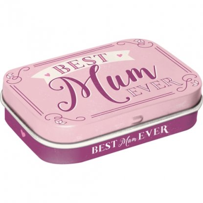 Pillerask «best mom ever» – med myntepastiller
