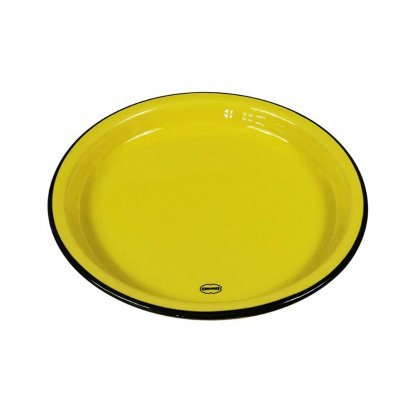 Retro-tallerken Cabanaz 22 cm – Gul