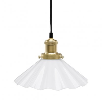 August vinduslampe Opal, bølget, 25 cm – Pr Home