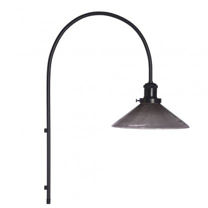 August vegglampe, svart, 25 cm – Pr Home