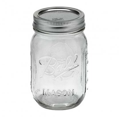 Mason-krukke – Pint 0,47 liter – Standard åpning