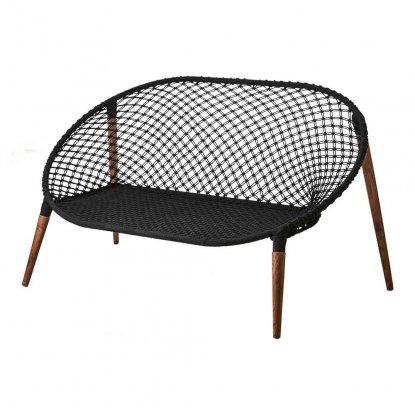 Elof-sofa, svart, Affari of Sweden