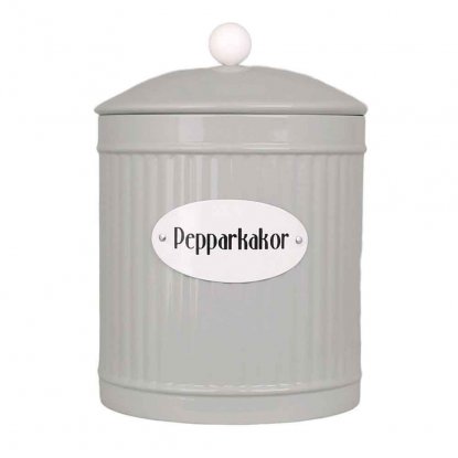 Retro pepperkakeboks Ø 14,5 – Beige