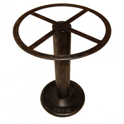 Klassisk bordben i lakkert jern, 72 cm