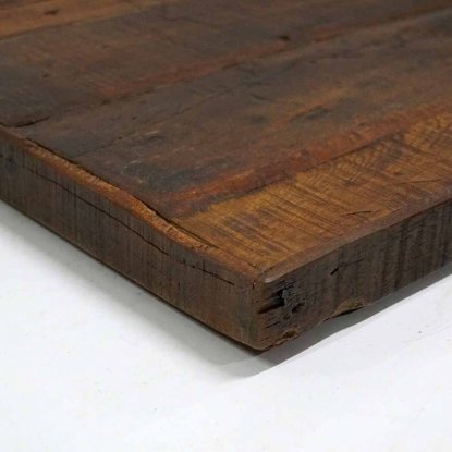Stilig bordplate i gjenvunnet tre, 130 x 70 cm