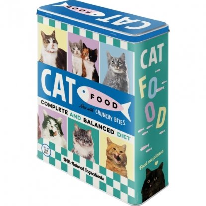 Kattematboks med knasende biter, 4 liter