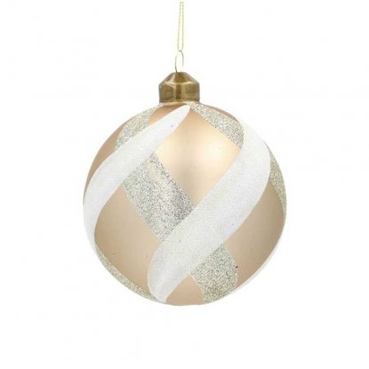Julekuler, 4-pakning, Celyn, 10 cm