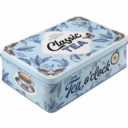 Flat blikkboks Classic Tea