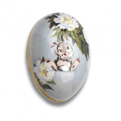 Disney-påskeegg i gammeldags stil, 15 cm, grå/blå, 1 stk.