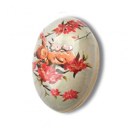 Disney-påskeegg i gammeldags stil, 15 cm, vintagegrønn, 1 stk.