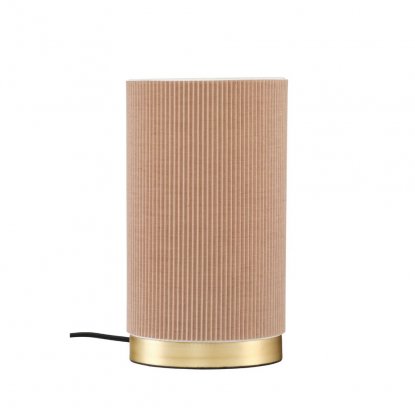 Dora bordlampe, beige, 25 cm – Pr Home