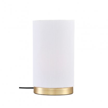 Dora bordlampe, hvit, 25 cm – Pr Home