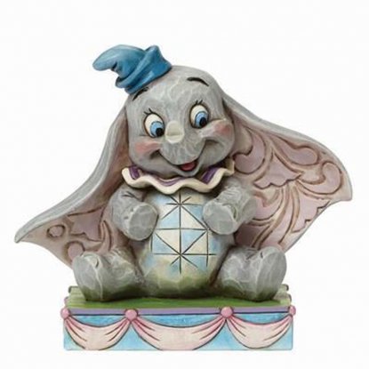 Disney-figur av en sittende Dumbo