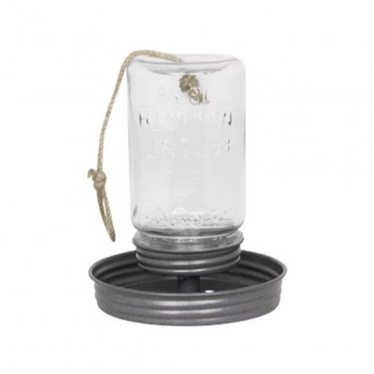 Fuglematere av glass og jern