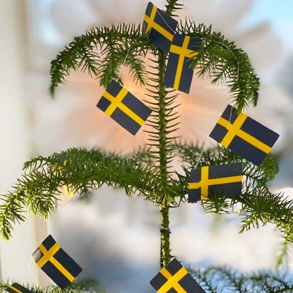 Flagggirland Sverige