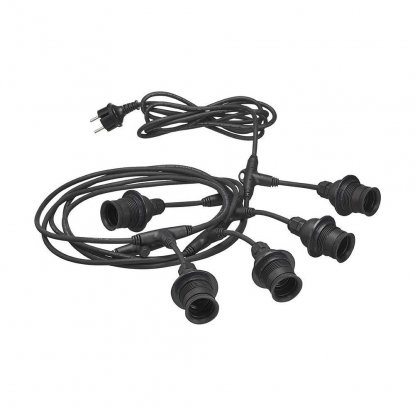 Flex out Outdoor lyskjede 6,5 meter svart – Pr Home