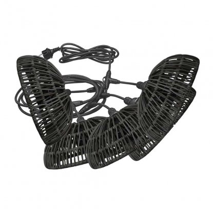 Flex out Outdoor lysslynge inkl. Hue 20 cm lampeskjerm, svart – Pr Home