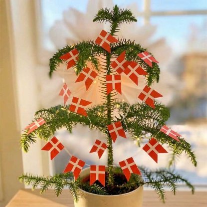 Flagggirlande Danmark