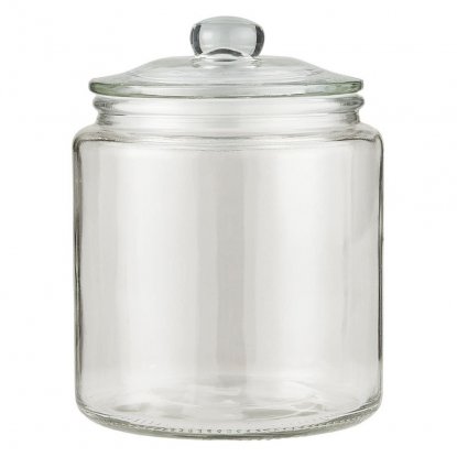 Glassbeholder med glasslokk, 1,9 liter