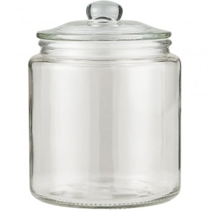 Glasskrukke med glasslokk, 5,5 L