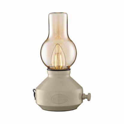 Oppladbar bordlampe Glimt Sand/Amber – Pr Home