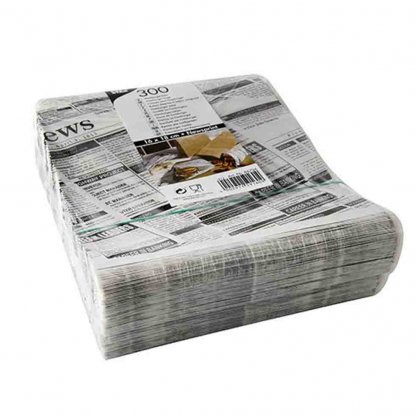 Hamburgerlommer, Newsprint, 300 stk.