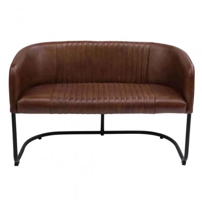 Harlem-loungesofa med vattert skinn fra Trademark Living