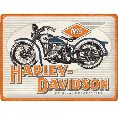 Harley Davidson metallskilt 30 x 40 cm