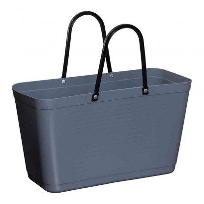 Hinza-veske, stor, dueblå – Green Plastic