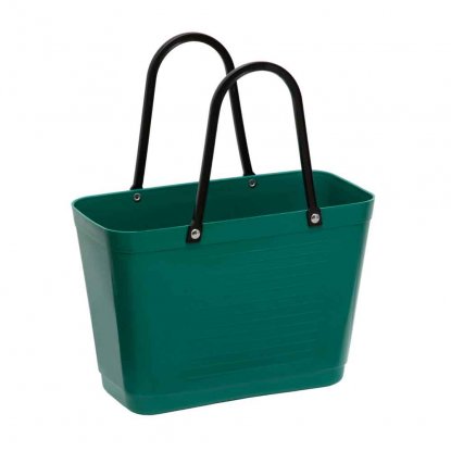 Hinza-veske, liten, mørkegrønn – Green Plastic