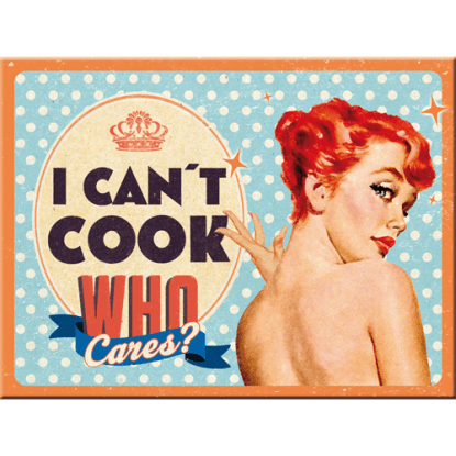 Magnet «I can’t cook» 6 x 8 cm