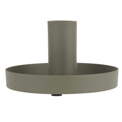 Industriell lysestake, mosegrønn, Ø 11 cm