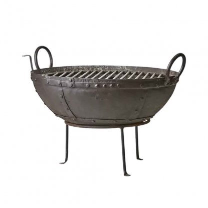 GRILL Ildkurv Ø 50 cm Brun