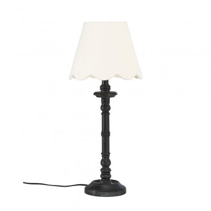 Joy bordlampe Svartbrun / hvit - Pr Home