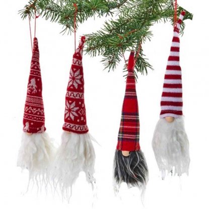 Julepynt – nisser, 4 stk.