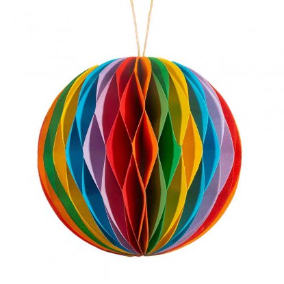 Papirkule Rainbow / stk.