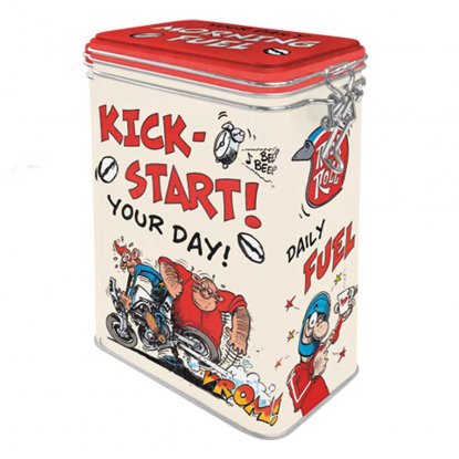 Blikkbeholder «Kick start» – plukkepinner
