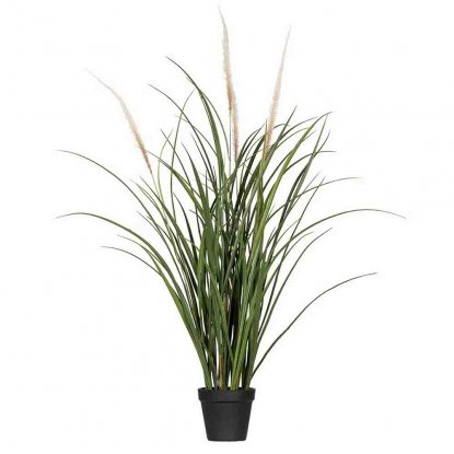 Dunbørstegress, kunstig plante, 100 cm