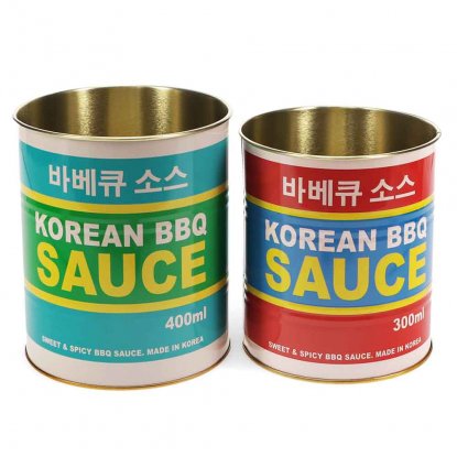 Krukke / blikkboks, 2-pakning med koreansk BBQ-saus