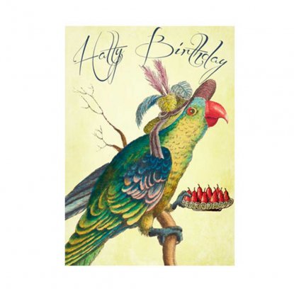 Dobbel bursdagskort «Birthday Bird»