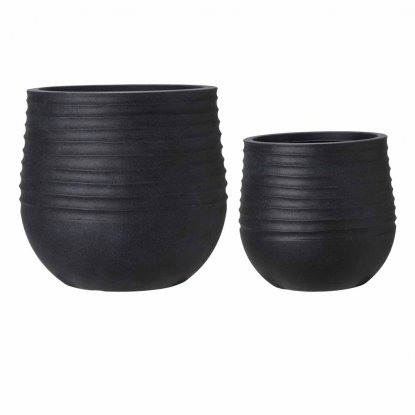 Alima-krukker av 100 % resirkulert plast, 2 sett, Höga Wikholm Form