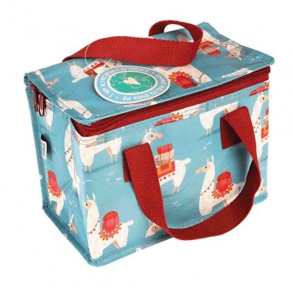 Kjølebag / matpakkebag Blå Lama