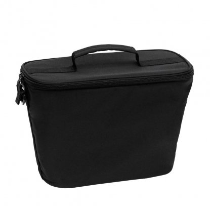Hinza kjølebag, liten modell, svart, med skulderrem