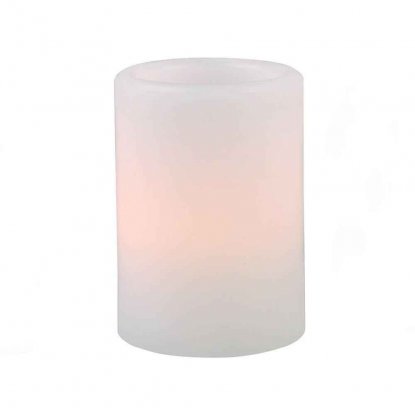 LED-stearinlys, hvitt