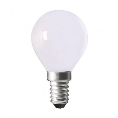 Lyskilde Perfect LED-kule, opal, Ø 4,5 cm, E14