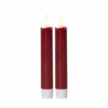 LED-antireflekslys, korte, 2-pakning, røde