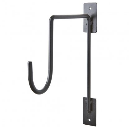 Veggholder for lykte, Small, svart